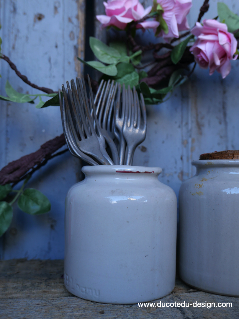 Lot de 3 pots en gres Lot de 3 pots en gres